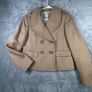 LOFT Double Breasted Blazer Camel Color Sz S